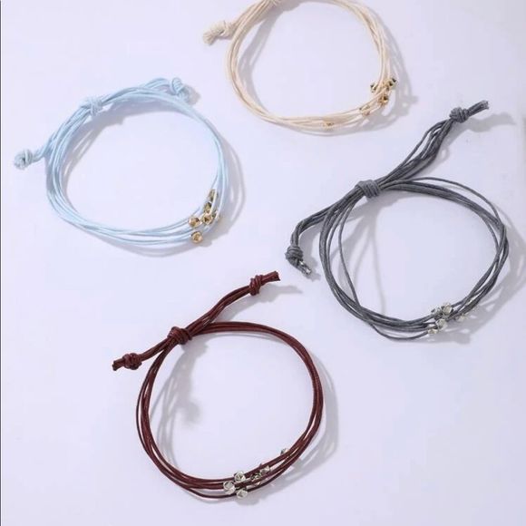 ❗️3/$30❗️Multi-Layered 4pc Bracelet Set - Picture 2 of 2